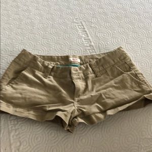 khaki type shorts!